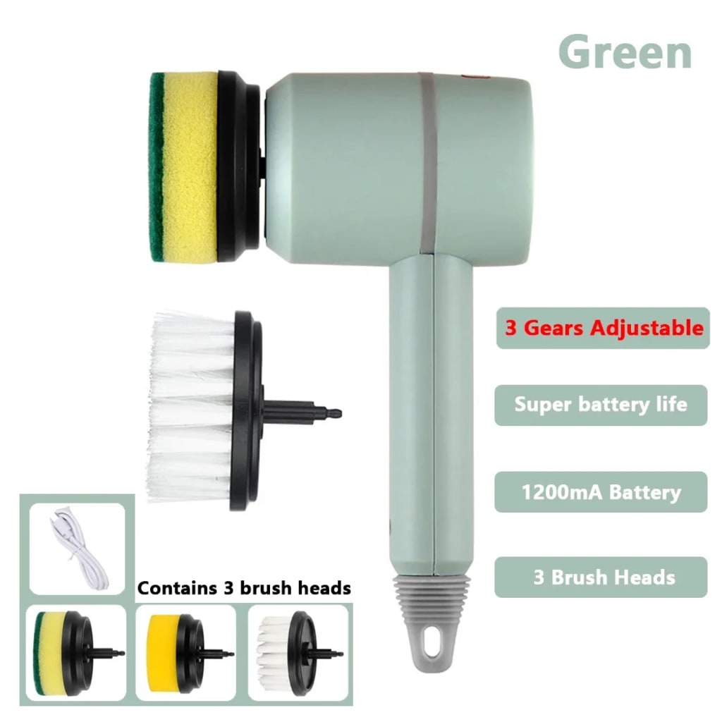 Electric dish scrubber