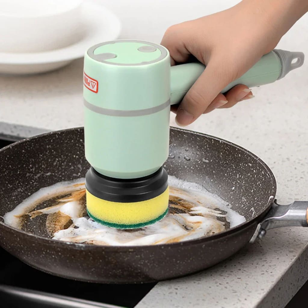 Electric dish scrubber